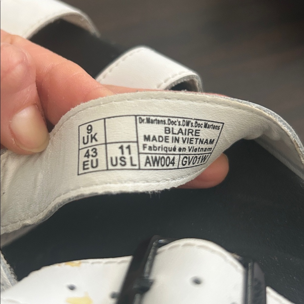 WOMEN'S DR. MARTENS BLAIRE PLATFORM SANDALS SIZE 11 US/L - Picture 9 of 12